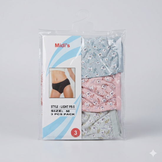 صورة Briefs Midi Set of 3 pieces (Light PL-5)