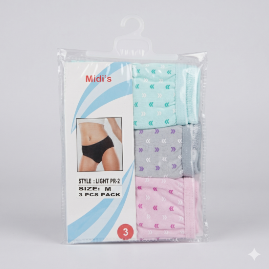 صورة Briefs Midi Set of 3 pieces (LIGHT PR-2)