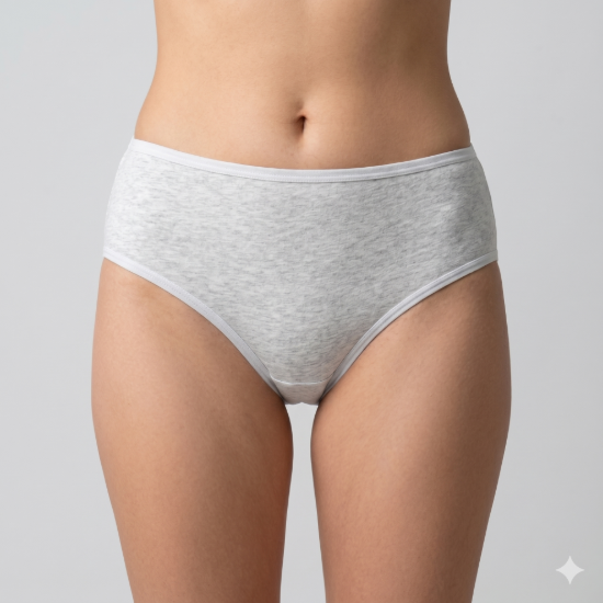صورة Brief Free Size Set of 6 Piece (Style6grey)